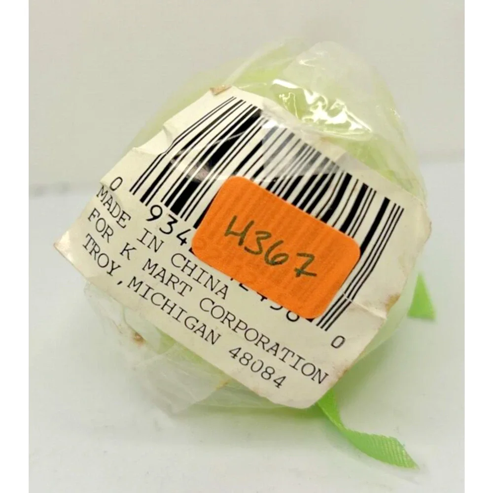 Vintage KMart Decorative Green Easter Egg‎ Candle New in Packaging 2.5